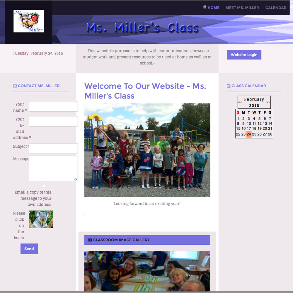 Ms. Miller's Class